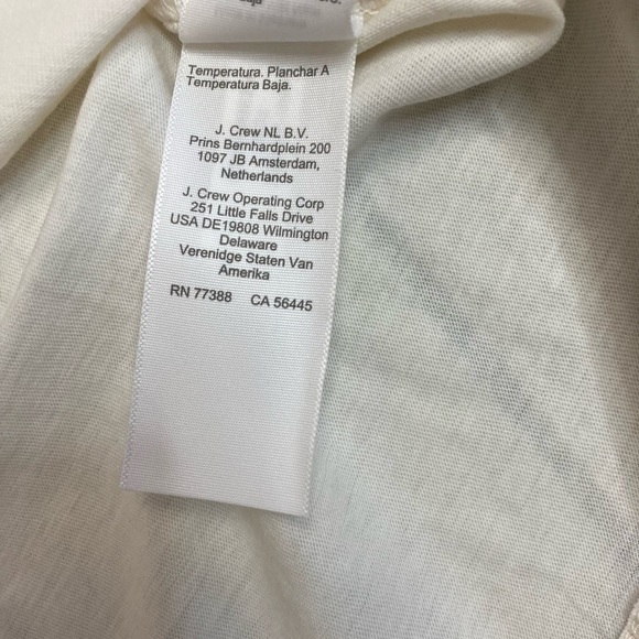 J. Crew Eyelet Puff Short Sleeve Tee Blouse Crewneck - Picture 8 of 9